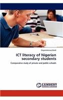 ICT literacy of Nigerian secondary students