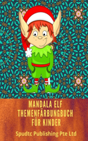 Mandala Elf Themenfärbung Buch Für Kinder