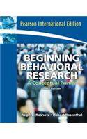 Beginning Behavioral Research