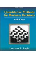 Quantitative Methods for Business Decision