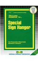 Special Sign Hanger