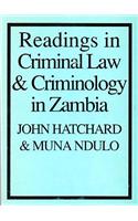 Readings in Criminal Law and Criminology in Zambia
