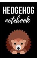 Hedgehog Notebook: Lovely Journal / Notepad / Diary, Gifts For Hedgehog Lovers (Lined, 6 x 9)