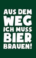 Braumeister: Muss Bier brauen!: Notizbuch / Notizheft für Bier Brauen Brauerei Bierbrauer A5 (6x9in) liniert mit Linien