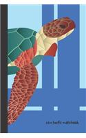 sea turtle notebook