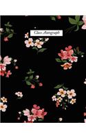 Class Autograph: Blank Unlined Keepsake Memory Book for All Your Favourite Celebrities, Sports Stars, Disney Cartoon Characters & Stars Autograph Book for Adults and