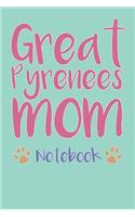 Great Pyrenees Mom Composition Notebook of Dog Mom Journal