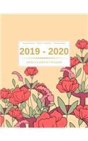 2019 - 2020 Planner Weekly And Monthly