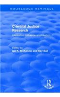 Criminal Justice Research: Inspiration Influence and Ideation