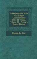 Correspondance de Le Coz