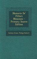 Memorie de' Pittori Messinesi