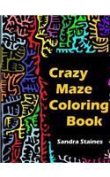 Crazy Maze Coloring Book