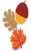 Leaves & Acorns Cutouts