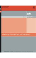 Test Results for Software Write Block Tools