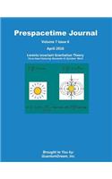 Prespacetime Journal Volume 7 Issue 6: Lorentz-invariant Gravitation Theory