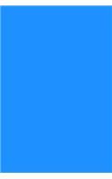 Journal Sports Blue Color Simple Plain Blue