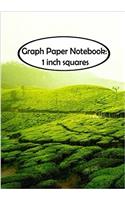 Graph Paper Notebook - 1 Inch Squares - Trees: Graph Paper, 1 Inch Squares