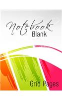 Notebook Blank Grid Pages