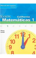 California Saxon Matematicas 1