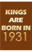 Kings Are Born In 1931 Notebook