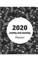 2020 Weekly and Monthly Planner