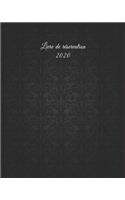 Livre de réservation 2020: pour restaurants, bistrots et hôtels - 370 pages - 1 jour=1 page