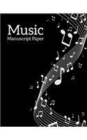 Blank Sheet Music: Music Manuscript Paper / White Marble Blank Sheet Music / Notebook for Musicians / Staff Paper / Composition Books Gifts ... * Large * 9 Stave * 102