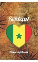 Senegal Reisetagebuch: A5 Reise Journal I Notizbuch I Urlaubs Planer I Road trip Planer I Travel notebook I 6X9 Pocket journal I Geschenk für Backpacker