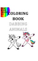 Coloring Book Dabbing Animals For Kids Aged +4