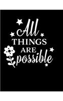 All things are possible