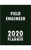 Field Engineer 2020 Weekly and Monthly Planner