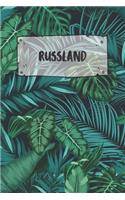 Russland: Punktiertes Reisetagebuch Notizbuch oder Reise Notizheft Gepunktet - Reisen Journal für Männer und Frauen mit Punkten