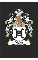 Nuhn: Nuhn Coat of Arms and Family Crest Notebook Journal (6 x 9 - 100 pages)
