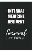 Internal Medicine Resident Survival Notebook: Small Undated Weekly Planner for Work and Personal Everyday Use Habit Tracker Password Logbook Music Review Playlist Diary Journal