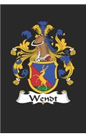 Wendt: Wendt Coat of Arms and Family Crest Notebook Journal (6 x 9 - 100 pages)