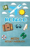 Monaco Reisetagebuch: Notizbuch liniert 120 Seiten - Reiseplaner zum Selberschreiben - Reisenotizbuch Abschiedsgeschenk Urlaubsplaner