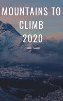 Mountains to Climb 2020 Weekly Planner