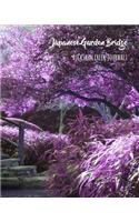 Japanese Garden Bridge - Notebook/Journal: 8"x10" College Ruled - 200 Pages