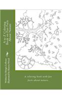 A to Z Coloring Book on Fun Facts about Nature