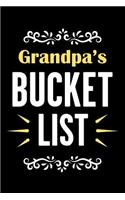 Grandpa's Bucket List: Journal and Notebook with Guided Prompts for Tracking Adventures Experiences and Life Goals(1 Grandpa's Bucket List)