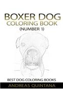 Boxer Dog Coloring Book Number 1