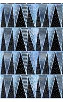 Journal Notebook Abstract Triangles Pattern 10