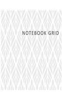 Notebook Grid: Ethnic floral: Notebook Journal Diary, 110 pages, 8.5" x 11"