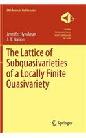 Lattice of Subquasivarieties of a Locally Finite Quasivariety