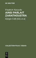 Ainsi Parlait Zarathoustra