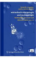 W?rterbuch Allergologie Und Immunologie