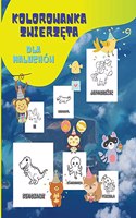 kolorowanka o zwierzętach dla maluchów
