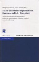 Staats- Und Verfassungstheorie Im Spannungsfeld Der Disziplinen