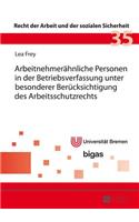 Arbeitnehmeraehnliche Personen in Der Betriebsverfassung Unter Besonderer Beruecksichtigung Des Arbeitsschutzrechts