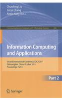 Information Computing and Applications, Part 2